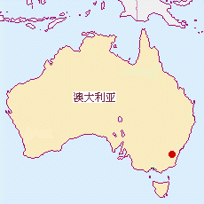 澳大利亞國土面積示意圖
