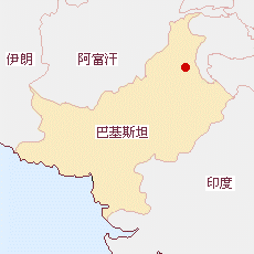 巴基斯坦國土面積示意圖