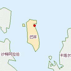 巴林國土面積示意圖