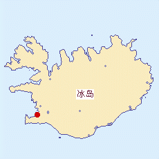 冰島國土面積示意圖