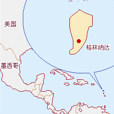 格林納達國土面積示意圖