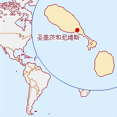 瓜德羅普國土面積示意圖