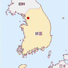 韓國國土面積示意圖