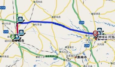 蚌埠南火車站地圖,蚌埠南火車站位置