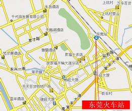 長安鎮火車站地圖,長安鎮火車站位置