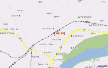 白河火車(chē)站地圖,白河火車(chē)站位置