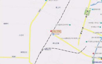 長治火車站地圖,長治火車站位置