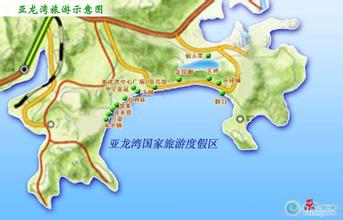 亞龍灣火車站地圖,亞龍灣火車站位置