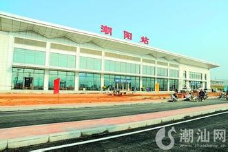 潮汕火車站地圖,潮汕火車站位置