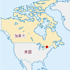 加拿大國土面積示意圖