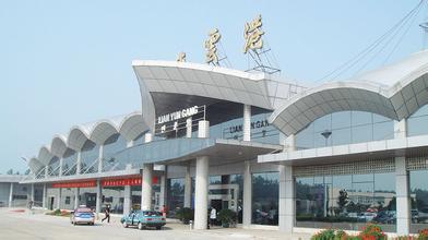 連云港機場地圖,連云港白塔埠機場交通地圖，連云港白塔埠機場位置
