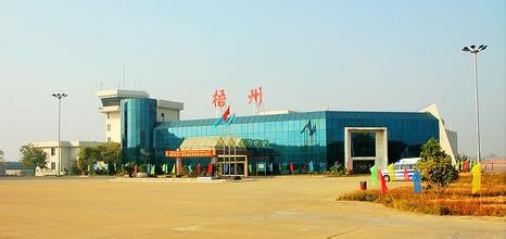 梧州機場地圖,梧州長洲島機場交通地圖，梧州長洲島機場位置