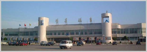 延吉機場地圖,延吉朝陽川機場交通地圖，延吉朝陽川機場位置