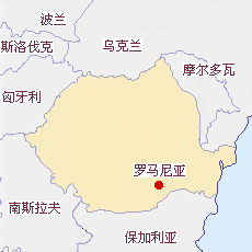 羅馬尼亞國土面積示意圖