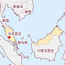 馬來(lái)西亞國(guó)土面積示意圖