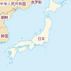 日本國土面積示意圖