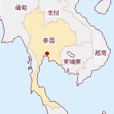 泰國(guó)國(guó)土面積示意圖