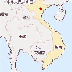 越南國土面積示意圖