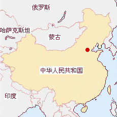 中國國土面積示意圖