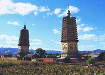 北寧崇興寺雙塔天氣
