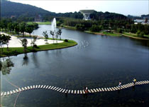 上海月湖雕塑公園天氣