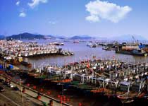 舟山沈家門漁港天氣