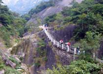 黃山立馬峰大石壁天氣