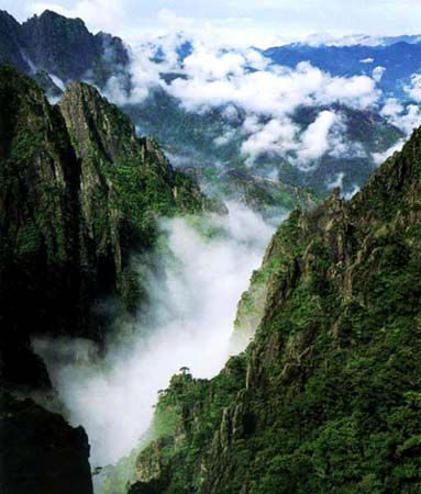 黃山翡翠谷天氣