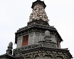 石家莊廣惠寺華塔天氣