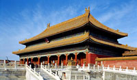 北京紫禁城角樓天氣
