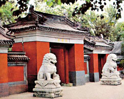 北京清真法源寺天氣