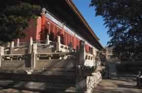 北京十三陵長陵天氣