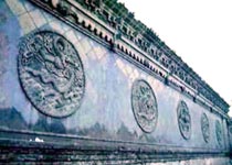 大同縣文廟磚雕五龍壁天氣