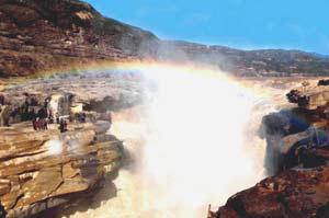 吉縣黃河壺口瀑布天氣
