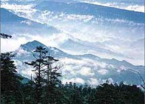 峨眉山蘿峰晴云天氣