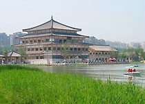 西安曲江池遺址公園天氣