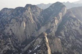華陰華山中峰玉女峰天氣